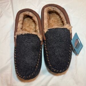 RockDove Men's Hearthfire Memory Foam Moc Slipper Size 11 NWT